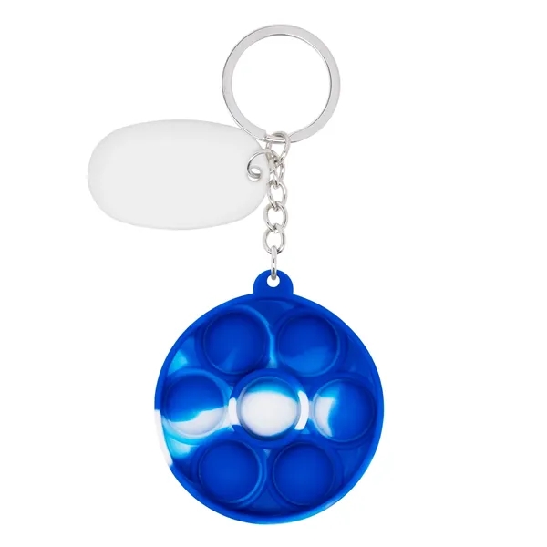Push Pop Bubble Round Fidget Sensory Keychain... from ASI 79530 Prime Line
