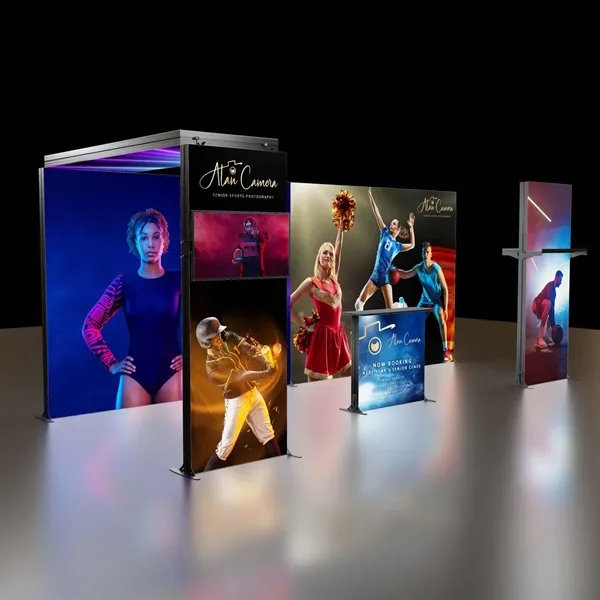 Innovative, lightweight display with customizable design and integrated LED lighting to... from ASI 87188 Showdown Displays