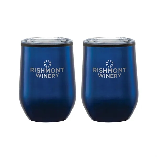 Matteo II Two-Piece Wine/Whiskey Tumbler Gift Set... from ASI 67866 Logomark/Valumark