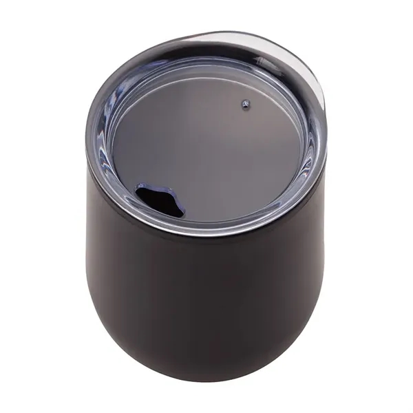 3.5" x 4.75" x 3.5" stainless steel 12-ounce wine tumbler with... from ASI 67866 Logomark/Valumark