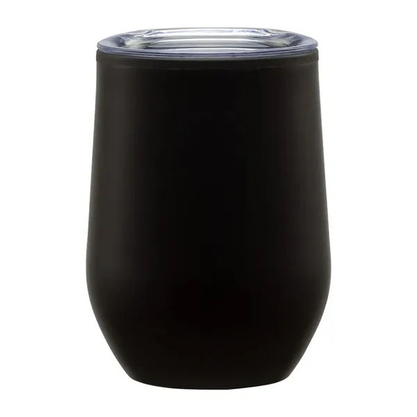 3.5" x 4.75" x 3.5" stainless steel 12-ounce wine tumbler with... from ASI 67866 Logomark/Valumark