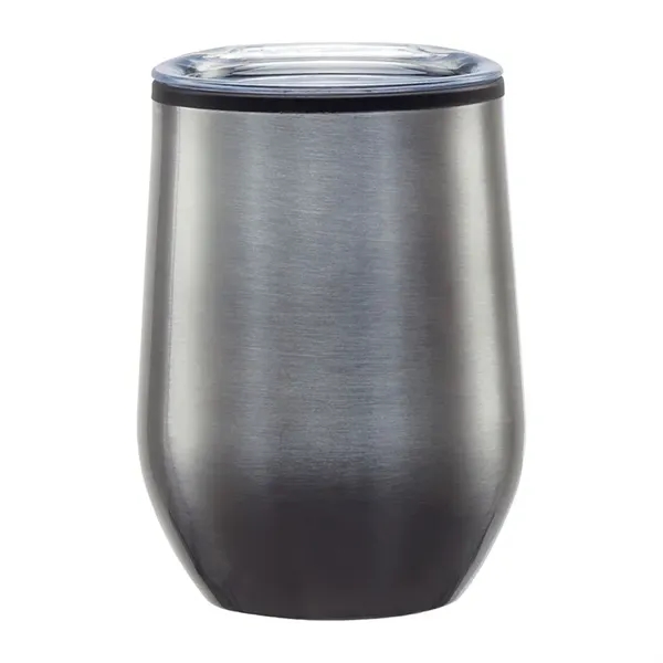 3.5" x 4.75" x 3.5" stainless steel 12-ounce wine tumbler with... from ASI 67866 Logomark/Valumark
