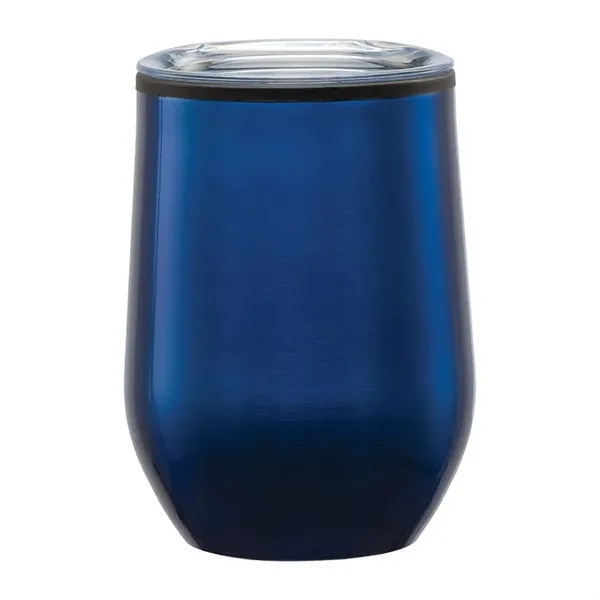 3.5" x 4.75" x 3.5" stainless steel 12-ounce wine tumbler with... from ASI 67866 Logomark/Valumark