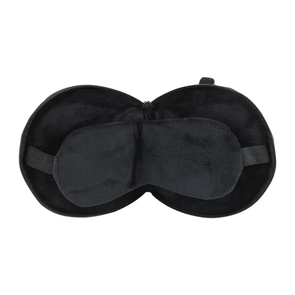 Journey Neck Pillow With Built-In Sleep Mask... from ASI 67866 Logomark/Valumark