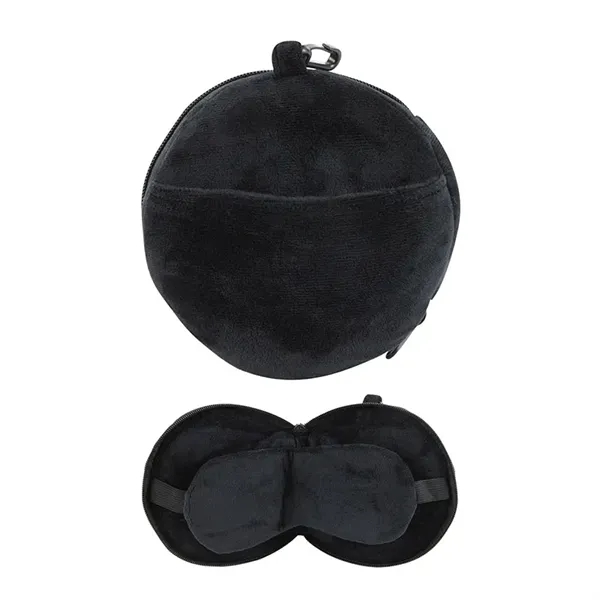 Journey Neck Pillow With Built-In Sleep Mask... from ASI 67866 Logomark/Valumark