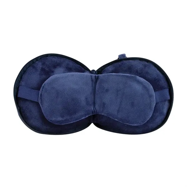 Journey Neck Pillow With Built-In Sleep Mask... from ASI 67866 Logomark/Valumark