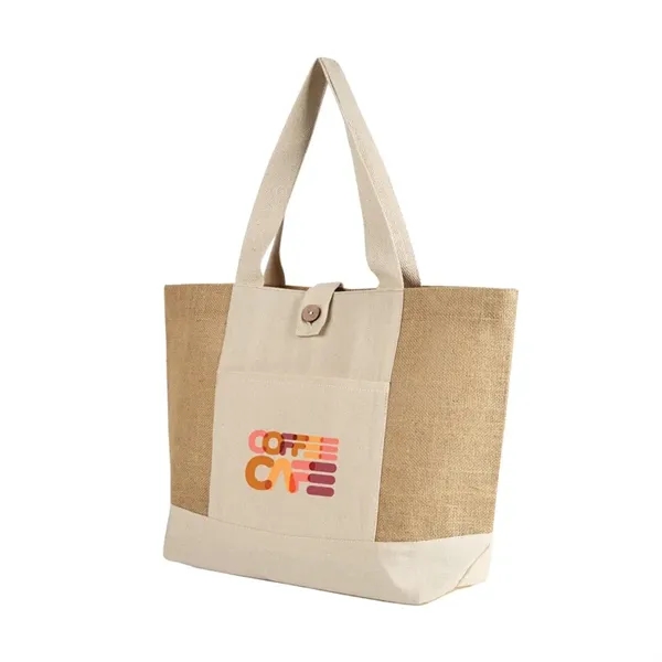 Emma Jute and Cotton Shopper Tote... from ASI 67866 Logomark/Valumark