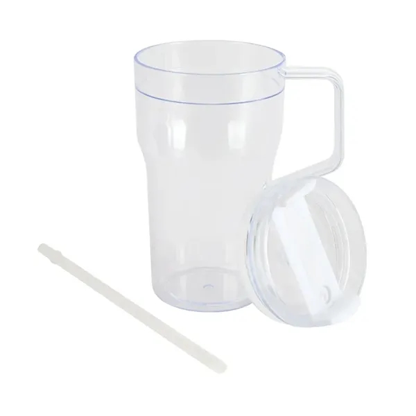 Elliott 20 oz. Clear AS Travel Mug... from ASI 67866 Logomark/Valumark