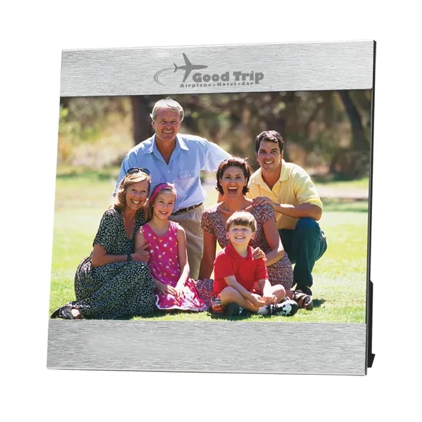 Aluminum photo frame, holds 4 x 6 photo.... from ASI 61125 Hit Promotional Products / Hit®