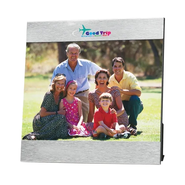 Aluminum photo frame, holds 4 x 6 photo.... from ASI 61125 Hit Promotional Products / Hit®