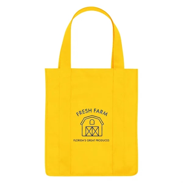 Non-Woven Shopper Tote Bag.  Made of 80 Gram Non-Woven, Coated... from ASI 61125 Hit Promotional Products / Hit®