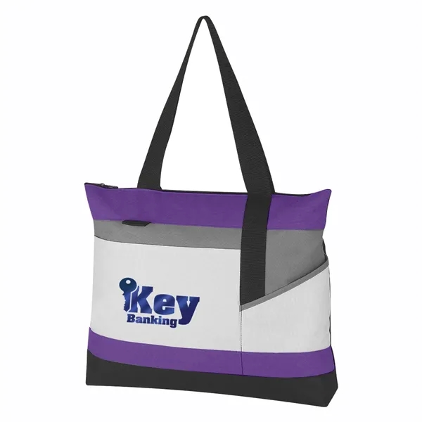 Advantage Tote Bag.  Made of 600 Denier Polyester.  Outside... from ASI 61125 Hit Promotional Products / Hit®