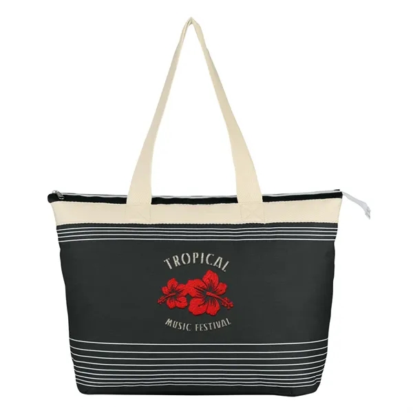 Marina Tote.  Made of 600 Denier Polyester.  Top Zippered... from ASI 61125 Hit Promotional Products / Hit®