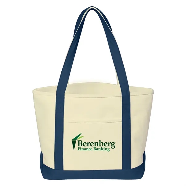 Heavy Cotton Canvas Boat Tote.  24 oz. Canvas.  Outside... from ASI 61125 Hit Promotional Products / Hit®