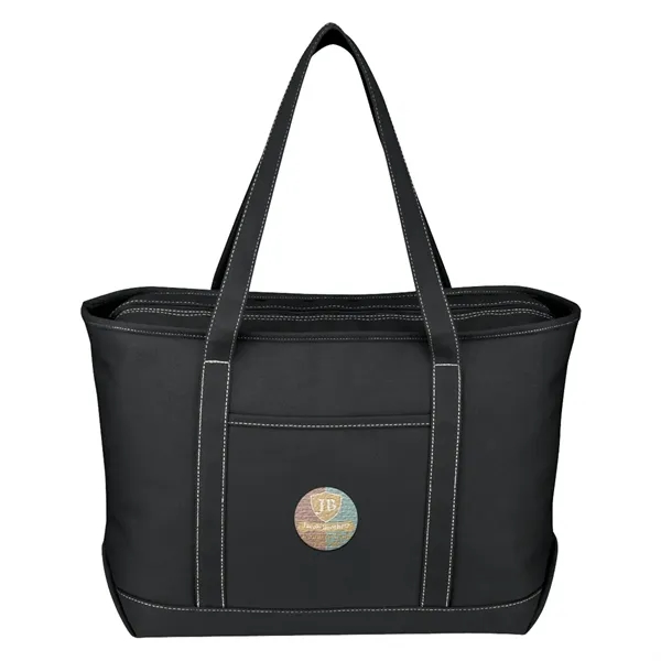 Large Cotton Canvas Yacht Tote.  24 oz. Canvas.  Outside... from ASI 61125 Hit Promotional Products / Hit®