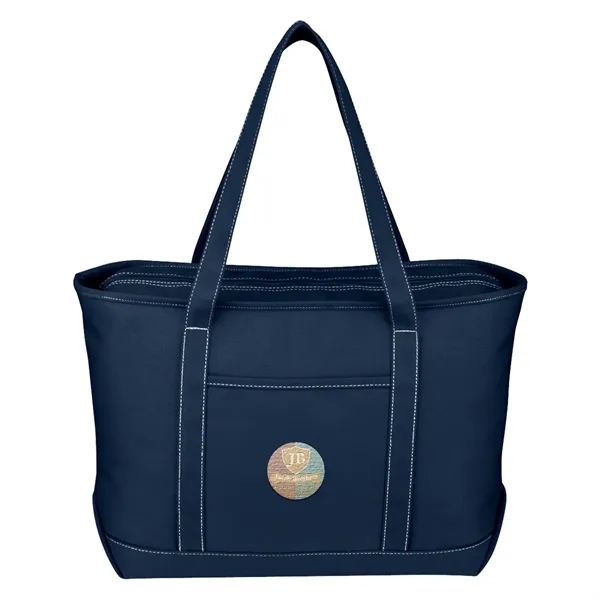 Large Cotton Canvas Yacht Tote.  24 oz. Canvas.  Outside... from ASI 61125 Hit Promotional Products / Hit®