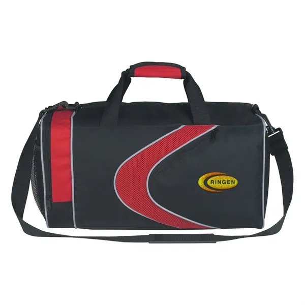Sports duffel bag with top zippered compartment and shoulder strap.... from ASI 61125 Hit Promotional Products / Hit®