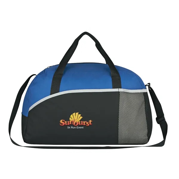 Polyester duffel bag with large zippered compartment.... from ASI 61125 Hit Promotional Products / Hit®
