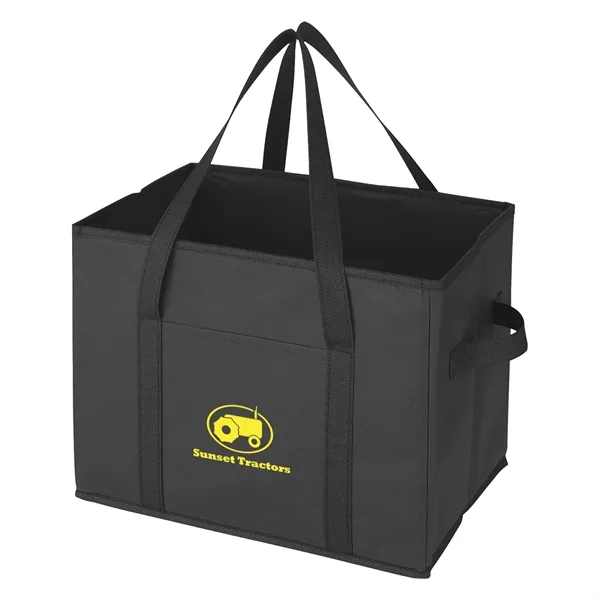 Non-woven multi-tasking organizer folds flat when not in use.... from ASI 61125 Hit Promotional Products / Hit®