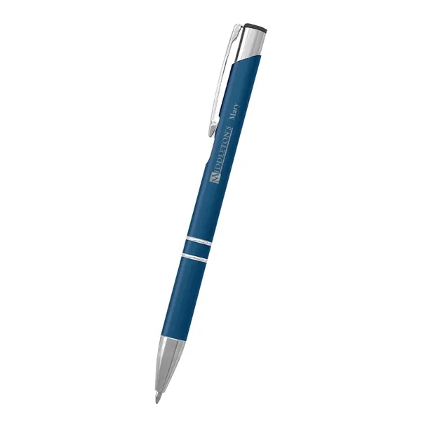 Aluminum pen with plunger action.... from ASI 61125 Hit Promotional Products / Hit®