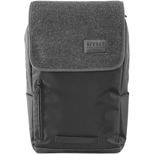 Backpack with wool accents and equipped with a magnetic closing top.... from ASI 61966 HPG / OrigAudio