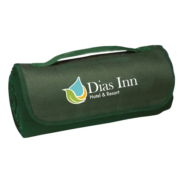 Large 48" x 53" polyester sweatshirt material blanket with fleece underside.... from ASI 61125 Hit Promotional Products / Hit®