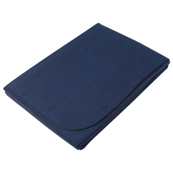 Large 47" x 60" travel blanket made of 100% polyester.... from ASI 61125 Hit Promotional Products / Hit®