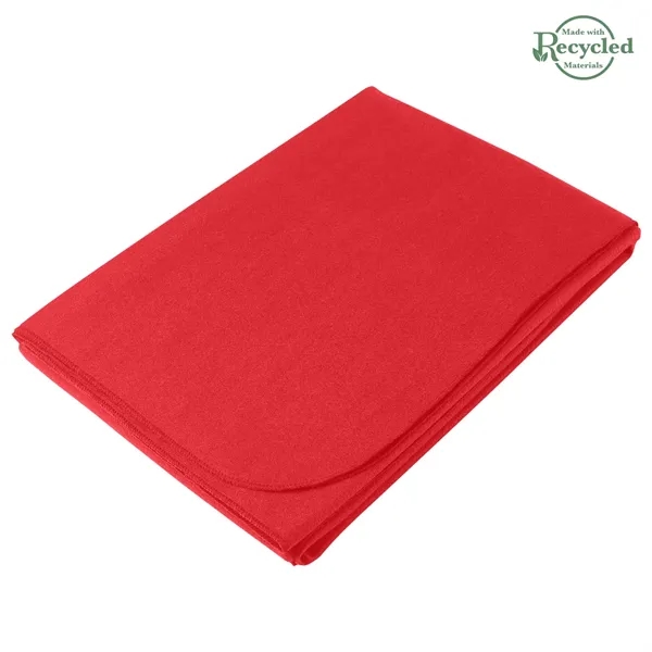 Large 47" x 60" travel blanket made of 100% polyester.... from ASI 61125 Hit Promotional Products / Hit®