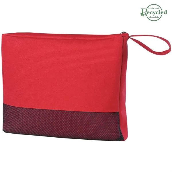 Large 47" x 60" travel blanket made of 100% polyester.... from ASI 61125 Hit Promotional Products / Hit®