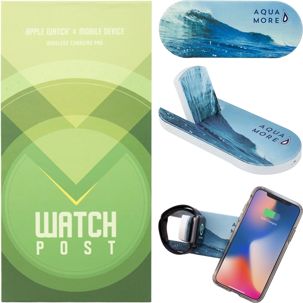 Travel-friendly wireless charger for your phone & Apple Watch... from ASI 61966 HPG / OrigAudio HPG Gold