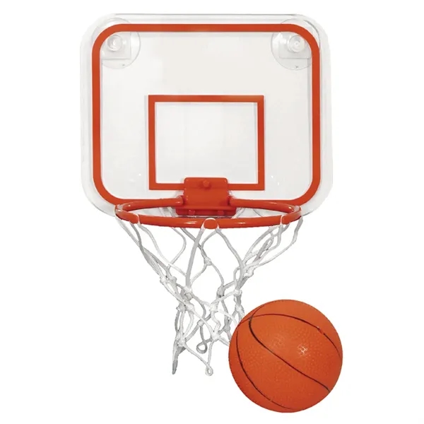 Miniature basketball and hoop set.... from ASI 61125 Hit Promotional Products / Hit®