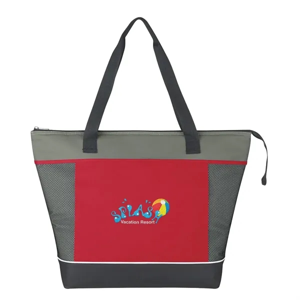 Mega Shopping Kooler Tote Bag. Made Of 600D Polyester.  PEVA... from ASI 61125 Hit Promotional Products / Hit®