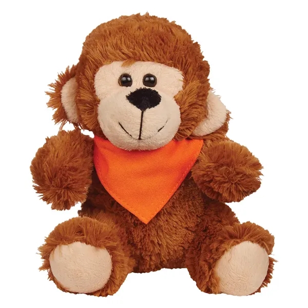 6" plush monkey with imprinted shirt... from ASI 61125 Hit Promotional Products / Hit®