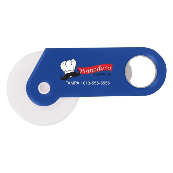 Pizza cutter with bottle opener.... from ASI 61125 Hit Promotional Products / Hit®