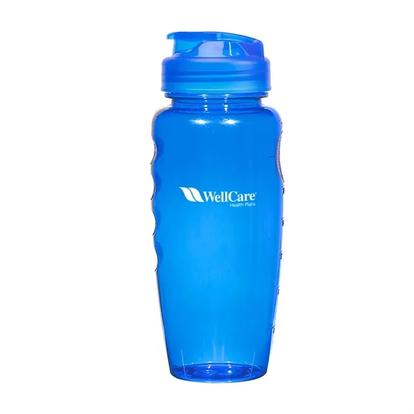 30 Oz. Poly-Clear Gripper Bottle. Made With PET Material.  Leak-Resistant... from ASI 61125 Hit Promotional Products / Hit®
