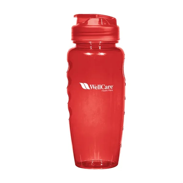 30 Oz. Poly-Clear Gripper Bottle. Made With PET Material.  Leak-Resistant... from ASI 61125 Hit Promotional Products / Hit®