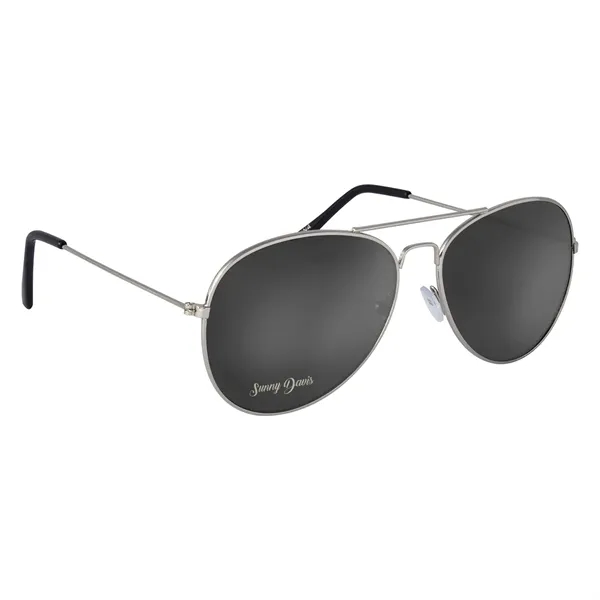 Color Mirrored Aviator Sunglasses. UVA400 Lenses Provide 100% UVA And UVB... from ASI 61125 Hit Promotional Products / Hit®