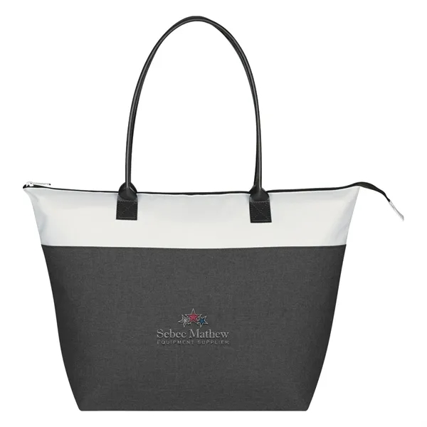 Regatta Tote Bag.  Made of Polycanvas.  Top Zippered Closure.... from ASI 61125 Hit Promotional Products / Hit®