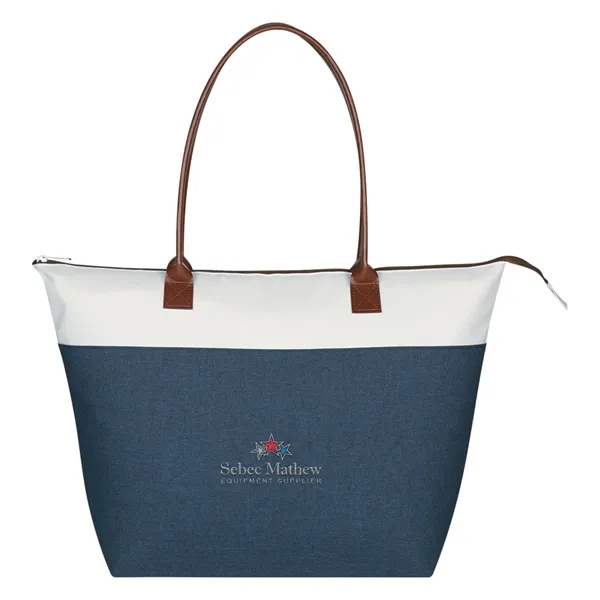 Regatta Tote Bag.  Made of Polycanvas.  Top Zippered Closure.... from ASI 61125 Hit Promotional Products / Hit®