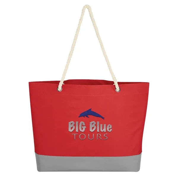 Polyester tote bag with rope handles... from ASI 61125 Hit Promotional Products / Hit®
