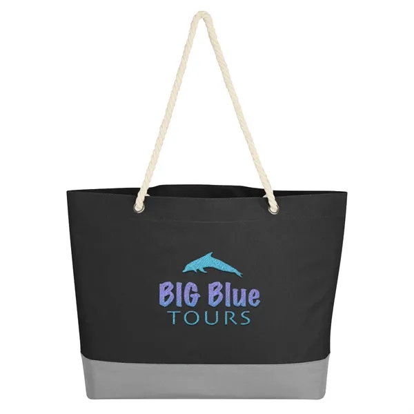Polyester tote bag with rope handles... from ASI 61125 Hit Promotional Products / Hit®