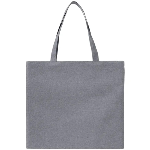 15" x 16" heathered polyester executive tote bag with PVC coating... from ASI 39552 BEL Promo