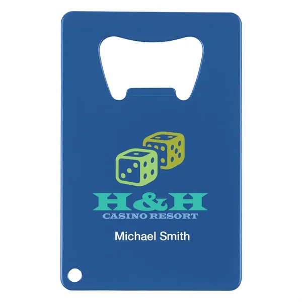Credit Card Shaped Bottle Opener Lightweight Metal Bottle Opener Flat Shape... from ASI 61125 Hit Promotional Products / Hit®