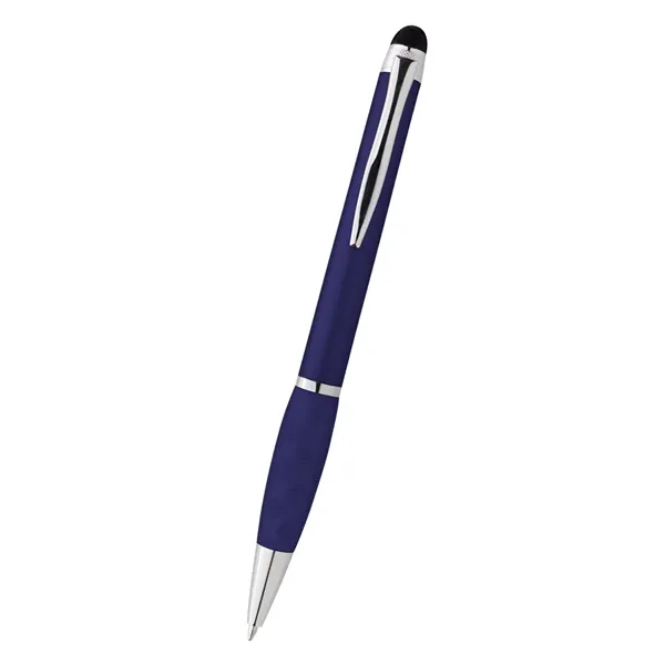 Twist-action ballpoint pen with stylus on one end... from ASI 61125 Hit Promotional Products / Hit®