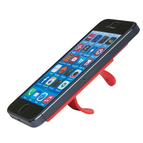 Ear buds with a phone wallet that doubles as a vertical... from ASI 61125 Hit Promotional Products / Hit®