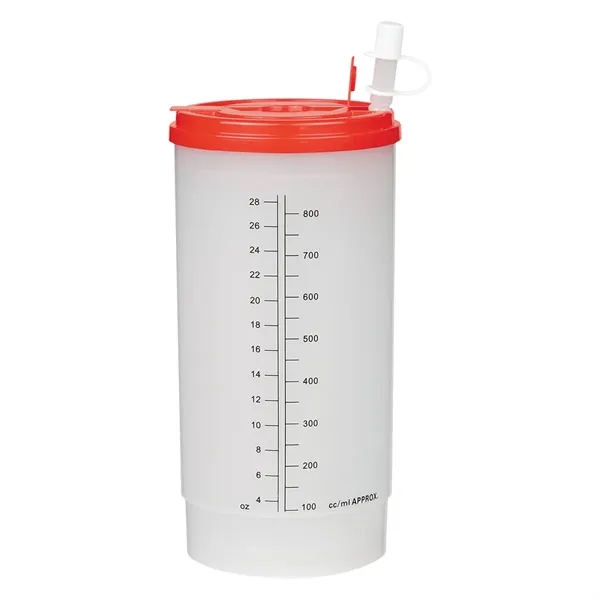 32 oz. polypropylene medical tumbler with a lid, 9" flexi straw,... from ASI 61125 Hit Promotional Products / Hit®