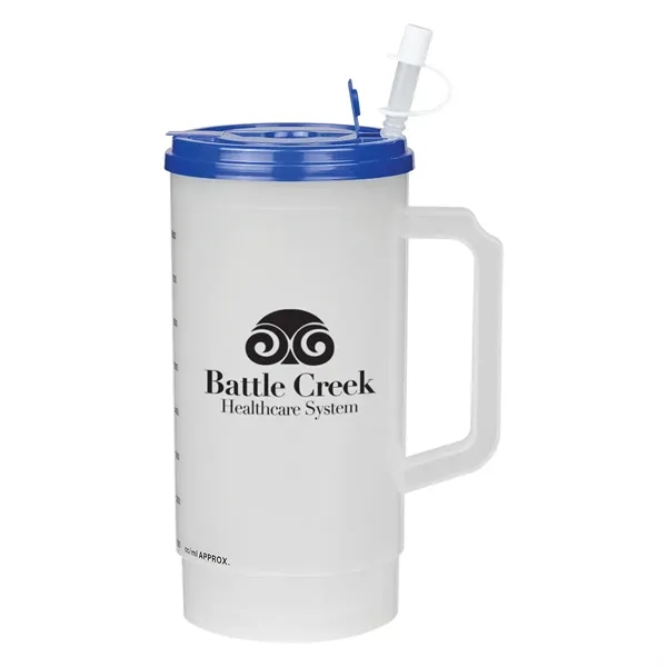 32 oz. polypropylene medical tumbler with a lid, 9" flexi straw,... from ASI 61125 Hit Promotional Products / Hit®