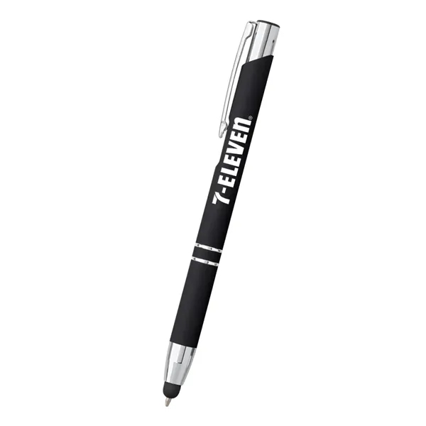 Combination ballpoint/stylus pen with plunger-action mechanism.... from ASI 61125 Hit Promotional Products / Hit®