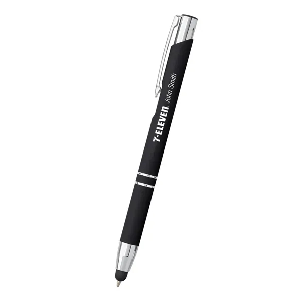 Combination ballpoint/stylus pen with plunger-action mechanism.... from ASI 61125 Hit Promotional Products / Hit®