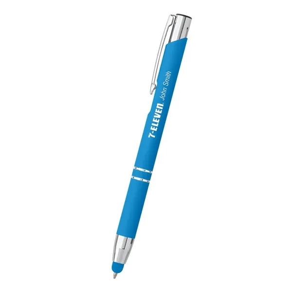 Combination ballpoint/stylus pen with plunger-action mechanism.... from ASI 61125 Hit Promotional Products / Hit®